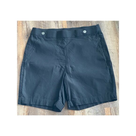 Rafaella Black Dress Shorts 12 - Picture 1 of 13